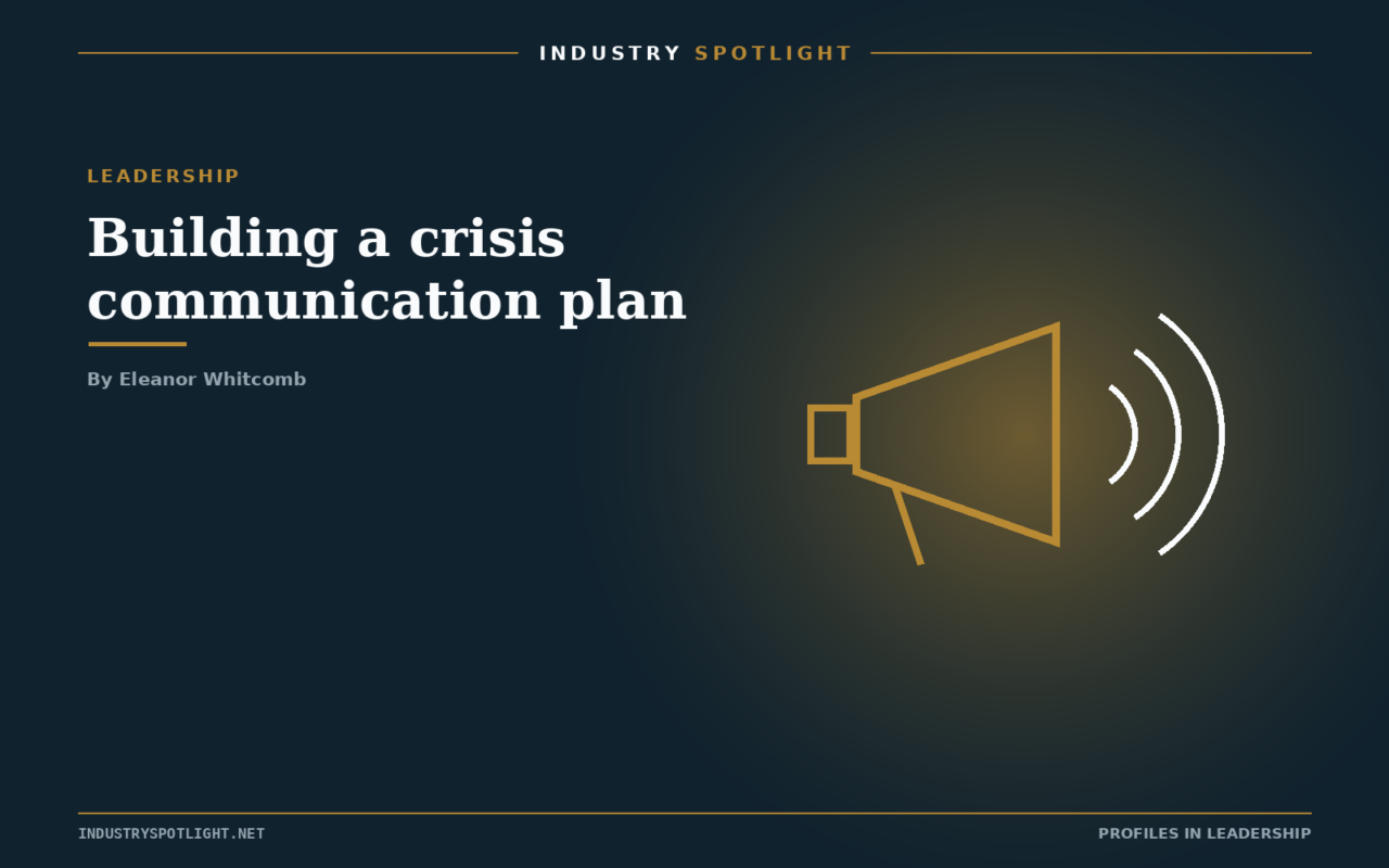 Building a Crisis Communication Plan